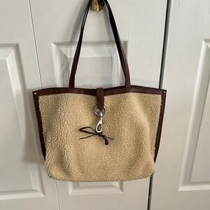 Brown and Cream Tote Bag